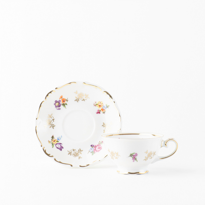 Кофейная пара низкая серия Blumenreigen, 0.10л