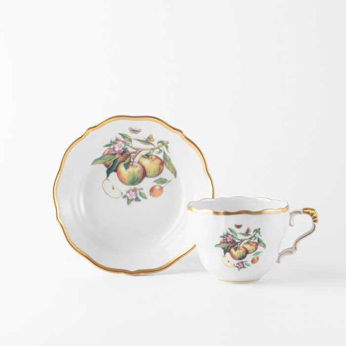 Кофейная пара серия Фрукты, 0.21л